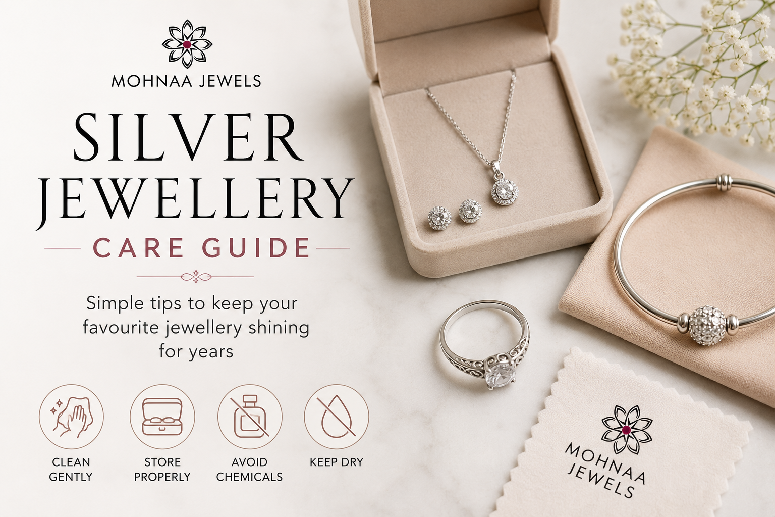 Silver Jewellery Care Guide: How to Keep Your Favourite Jewellery Shining for Years