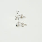 925 Silver Star Minimalist Stud Earring