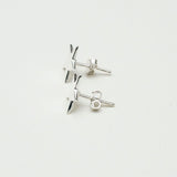 925 Silver Star Minimalist Stud Earring
