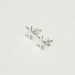 925 Silver Star Minimalist Stud Earring