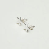 925 Silver Star Minimalist Stud Earring