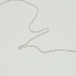 925 Sterling Silver 18 Inch Curb Chain 1MM