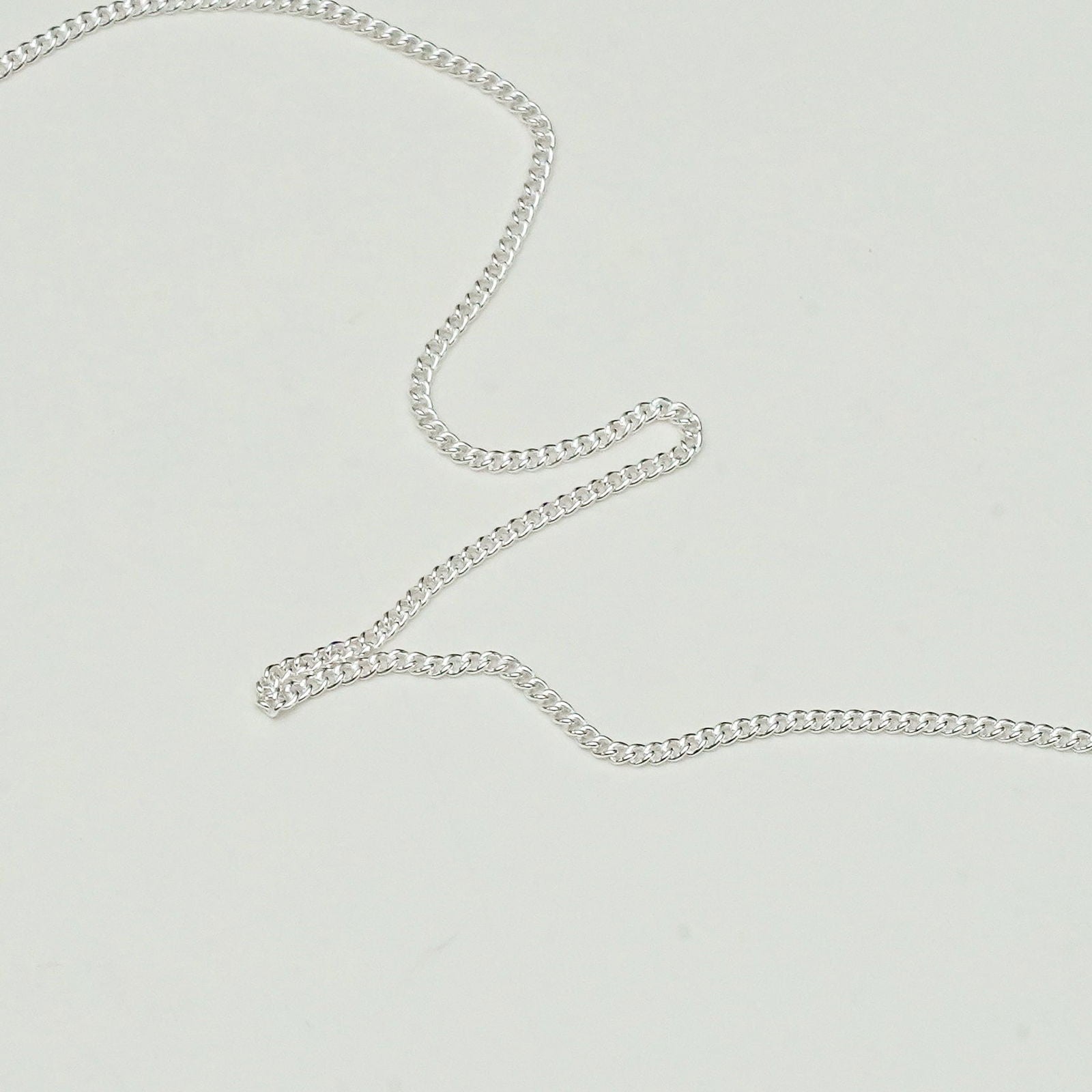 925 Sterling Silver 18 Inch Curb Chain 1MM