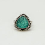 Acqua Green Sterling Silver Ring