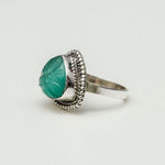 Acqua Green Sterling Silver Ring