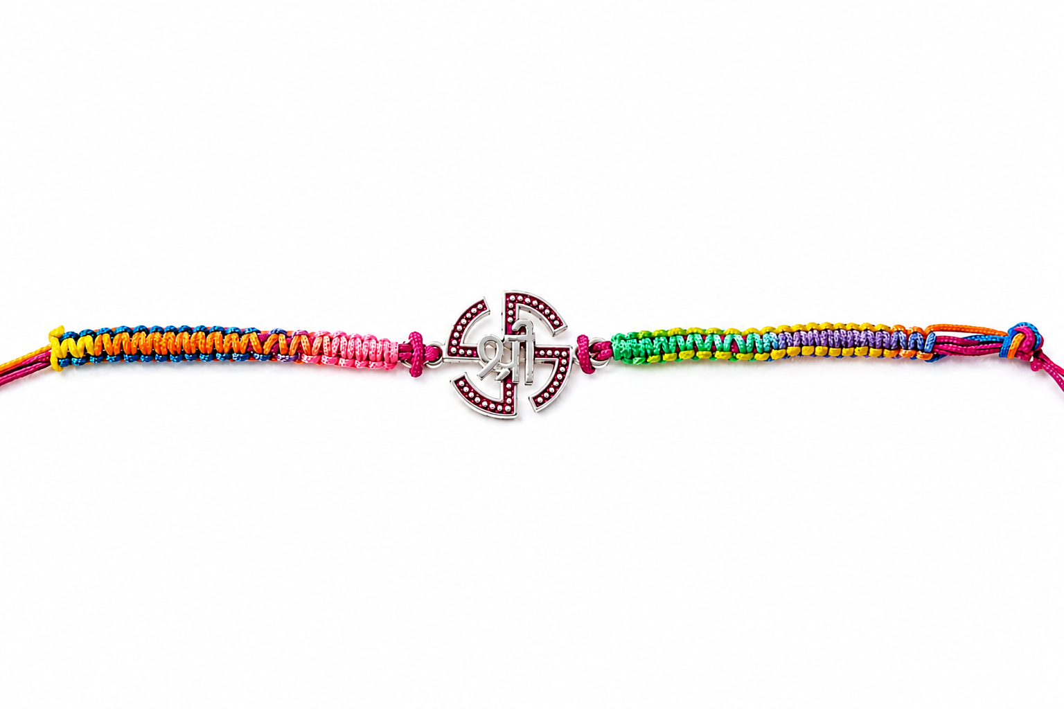Luxury Sterling Silver Shree Rakhi for Rakshabandhan Gift