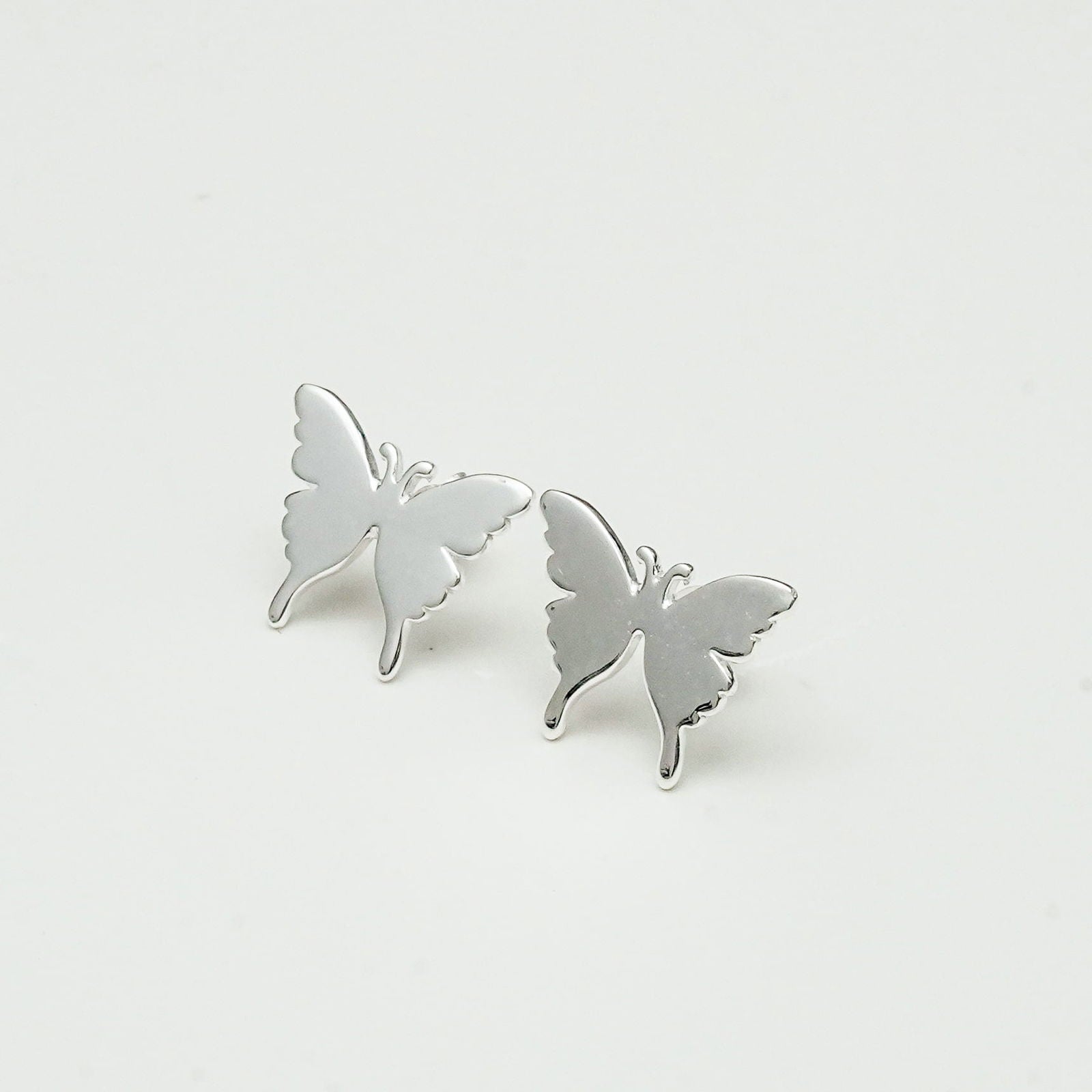 Butterfly Minimalist Earring In 925 Sterling Silver1