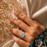 Ira Azure Radiance CZ Ring