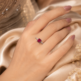 Ira Scarlet Glow Ring