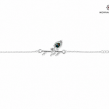 Murli Morpankh Rakhi – 925 Sterling Silver Rakhi