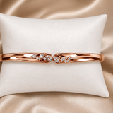 Ira Eternal Spark CZ Rose Gold Bracelet