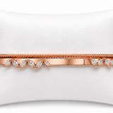 Ira Rosevine CZ Rose Gold-Plated 925 Silver Bracelet