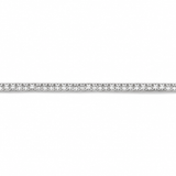 IRA Prism Royale Tennis Bracelet crafted in 925 sterling silver with princess-cut AAA+ cubic zirconia stones and rhodium plating.
