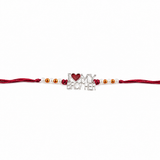 Eternal Bond Silver Rakhi