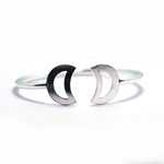 Crescent Silver Bracelet - Openable