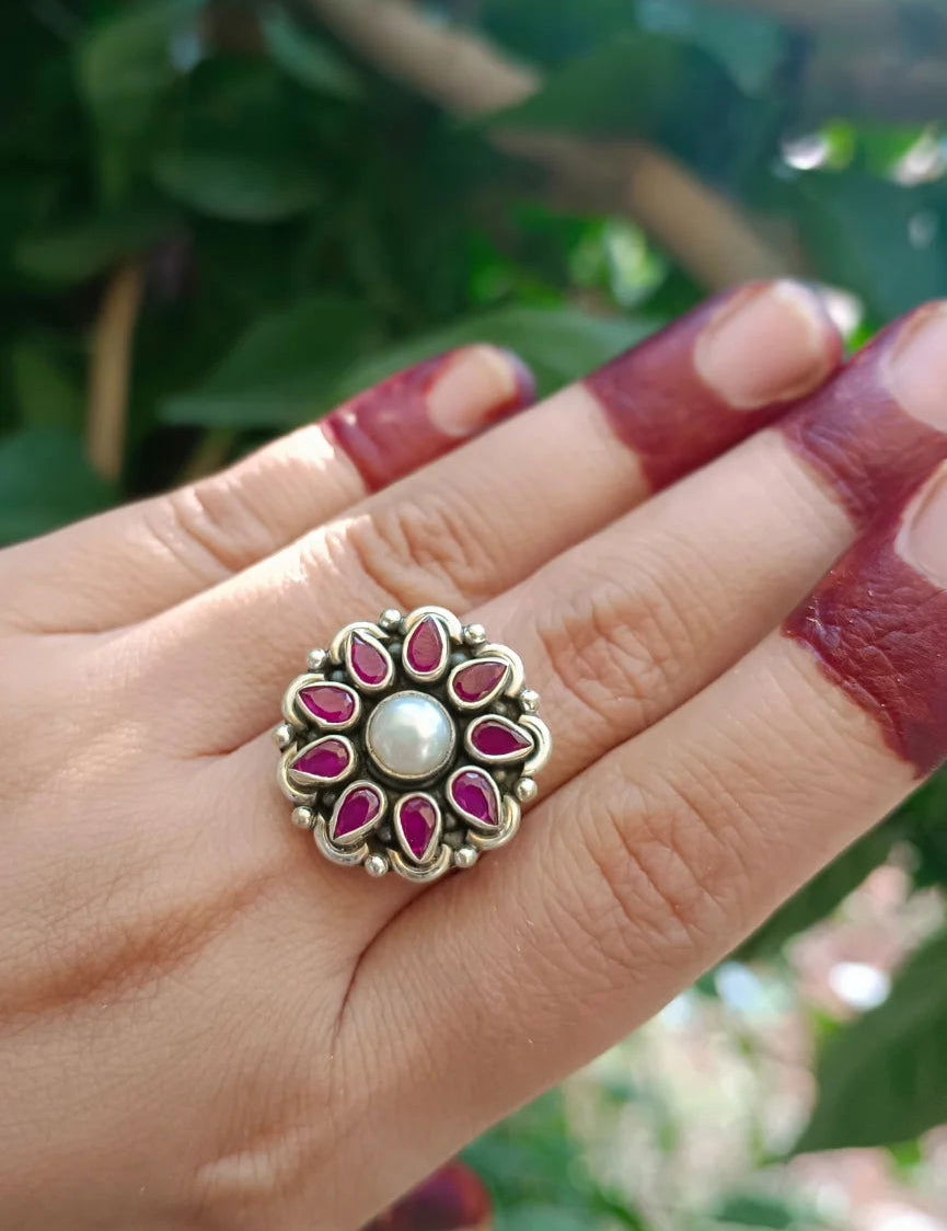 Cut Stone Ring 1