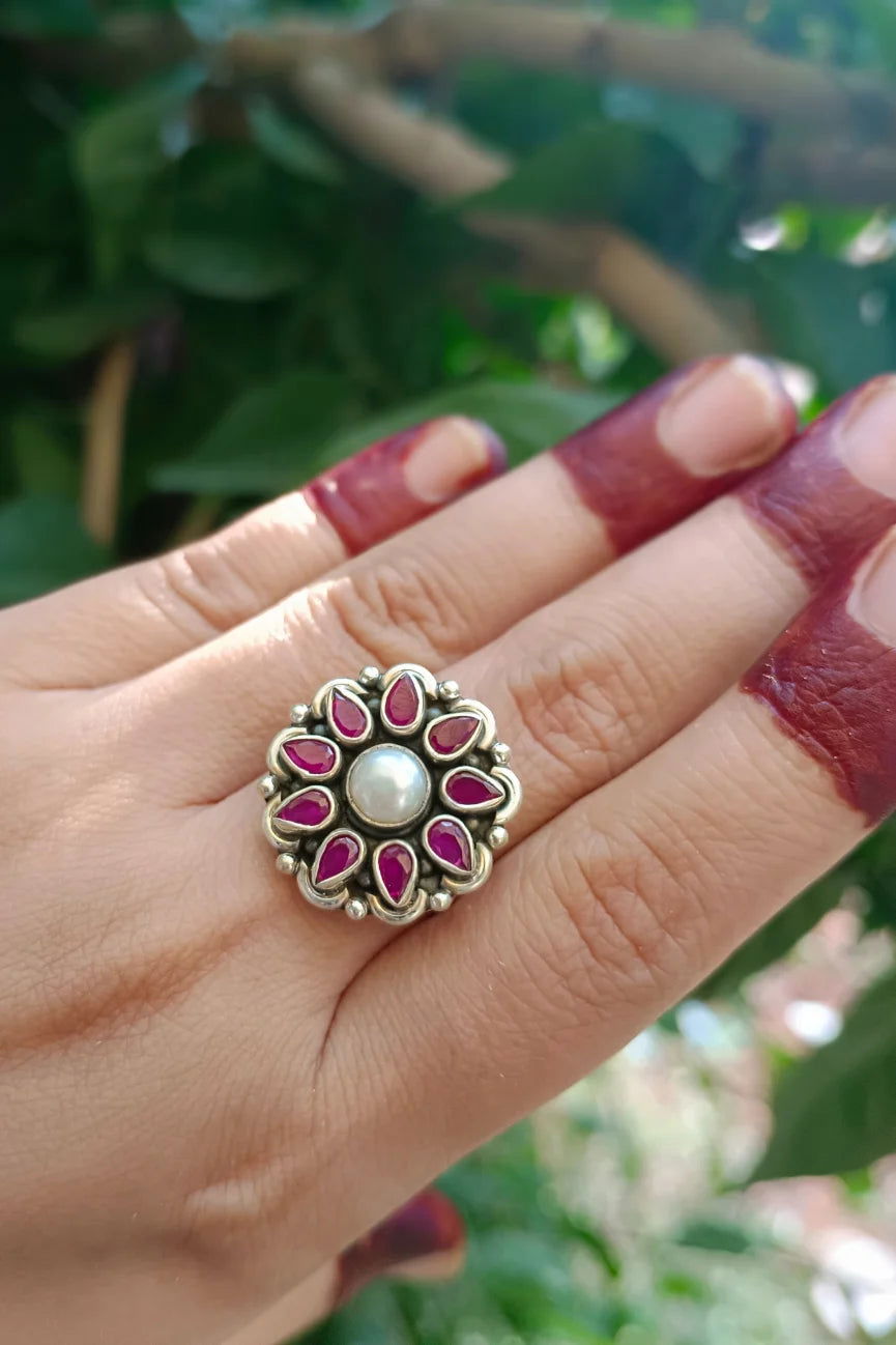 Cut Stone Ring 1
