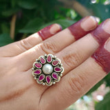 Cut Stone Ring 1