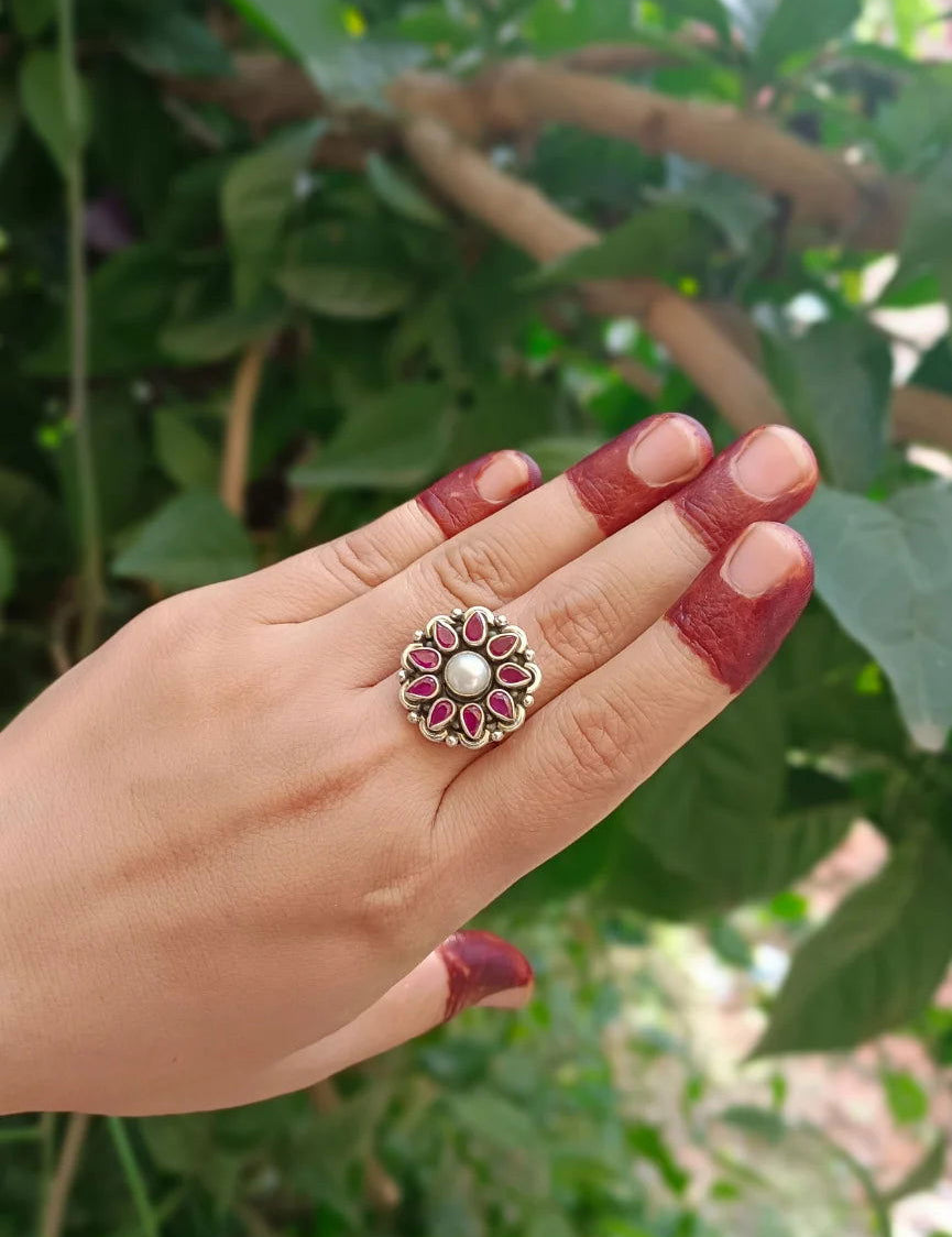 Cut Stone Ring 1