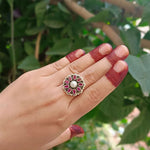 Cut Stone Ring 1