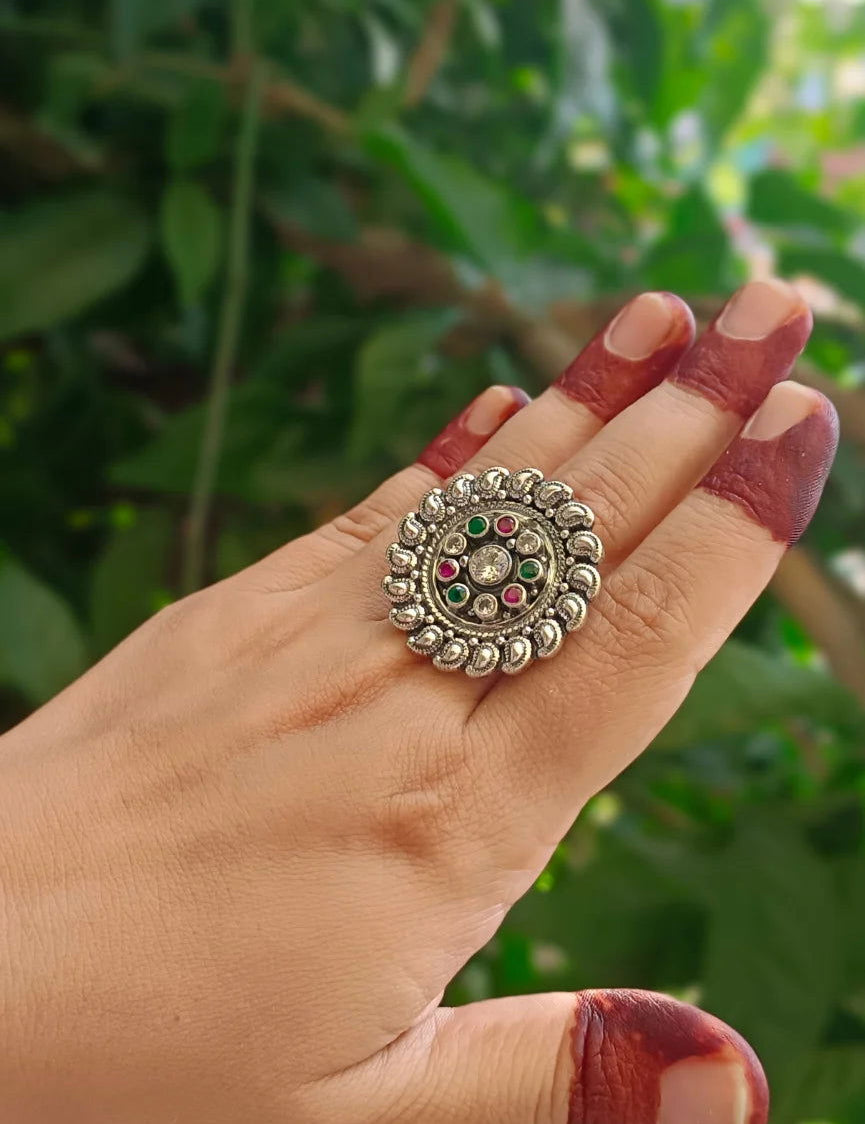 Cut Stone Ring 2
