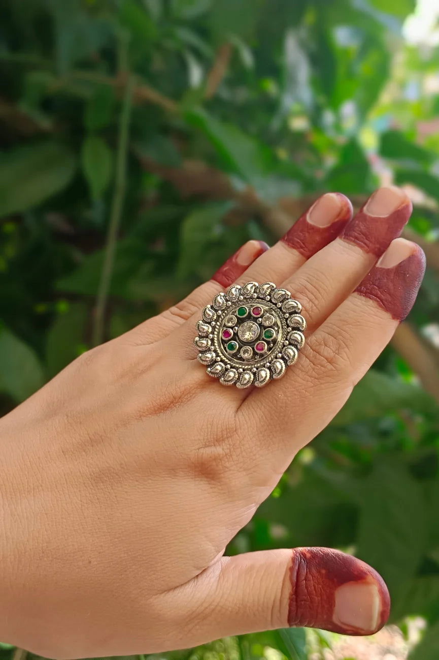 Cut Stone Ring 2