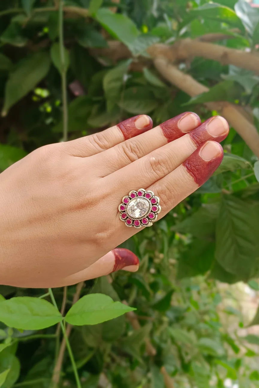 Cut Stone Ring 3