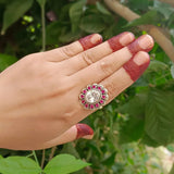 Cut Stone Ring 3