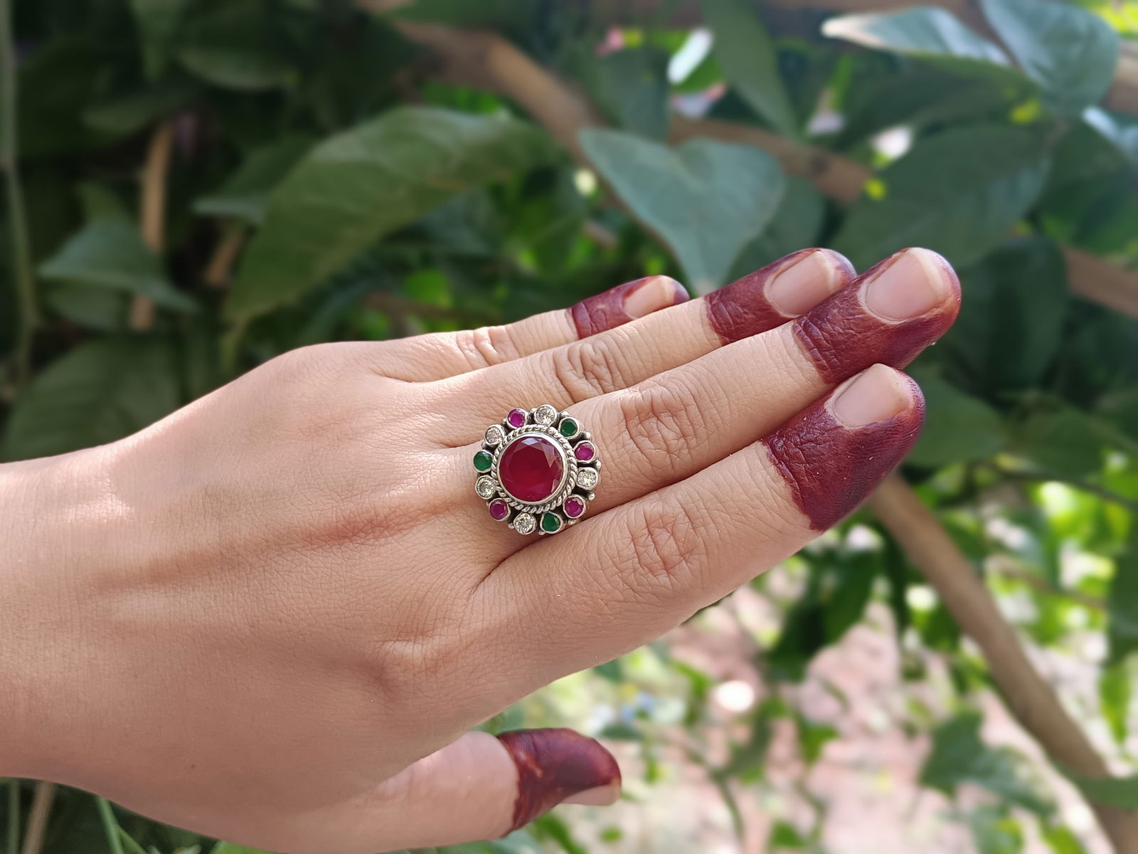 Cut Stone Ring 4