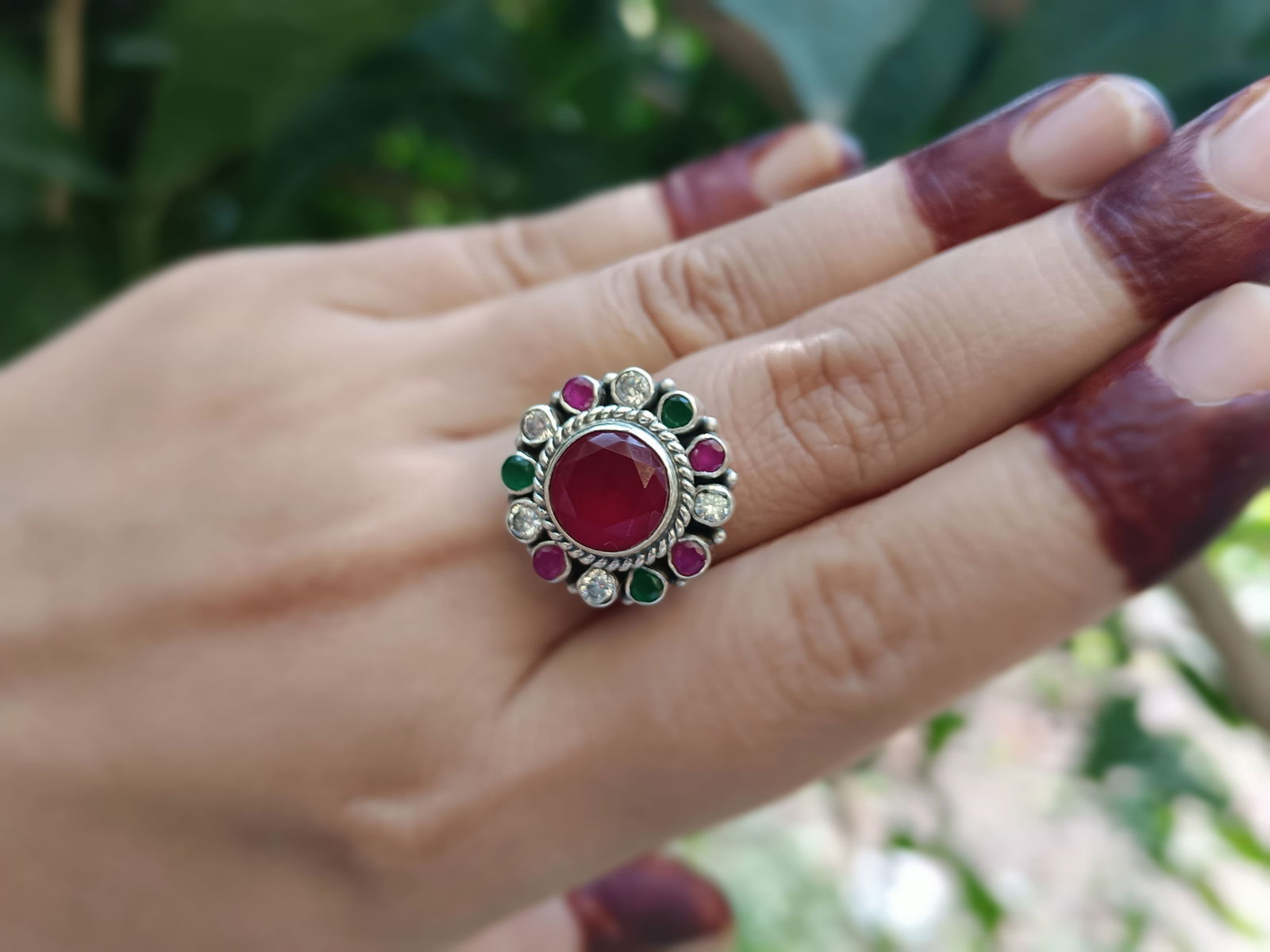 Cut Stone Ring 4