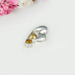 Designer Heart Handmade Pendants With Citrine Gemstone In 925 Sterling Silver