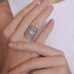 Dridha Antique Bold Rings in 925 Stering Silver DM501