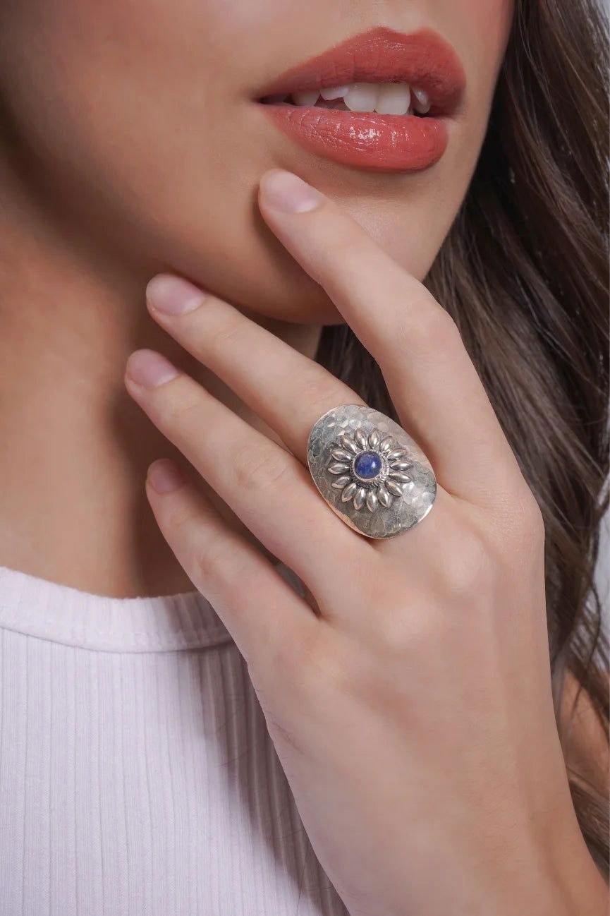 Dridha Antique Bold Rings in 925 Sterling Silver DM502