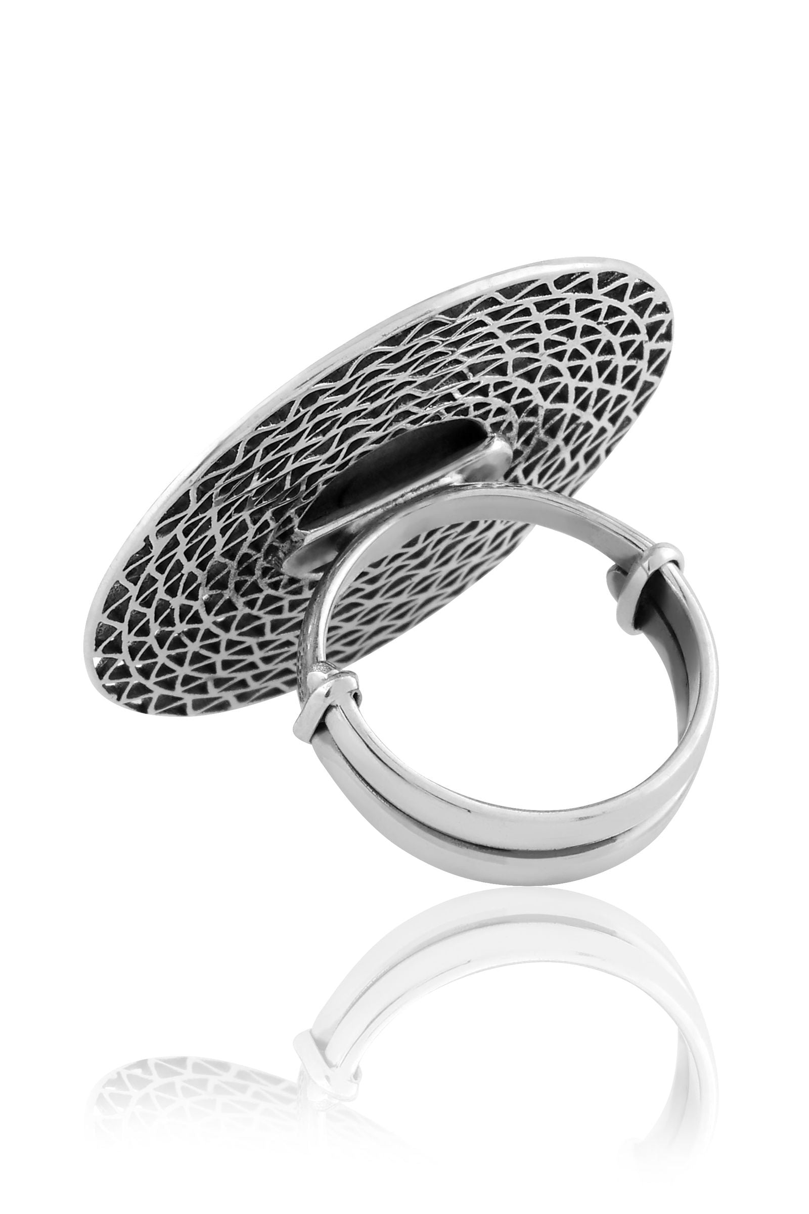 Dridha Antique Bold Rings in 925 Sterling Silver DM504