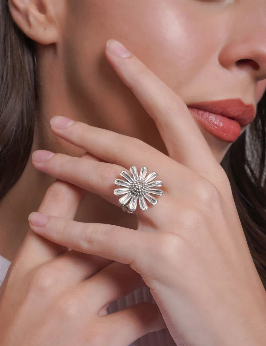 Dridha Antique Bold Rings in 925 Sterling Silver DM505