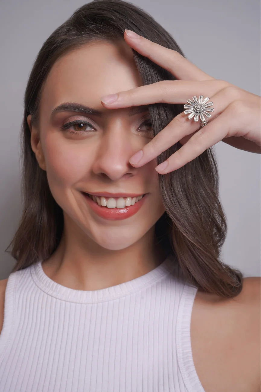 Dridha Antique Bold Rings in 925 Sterling Silver DM505