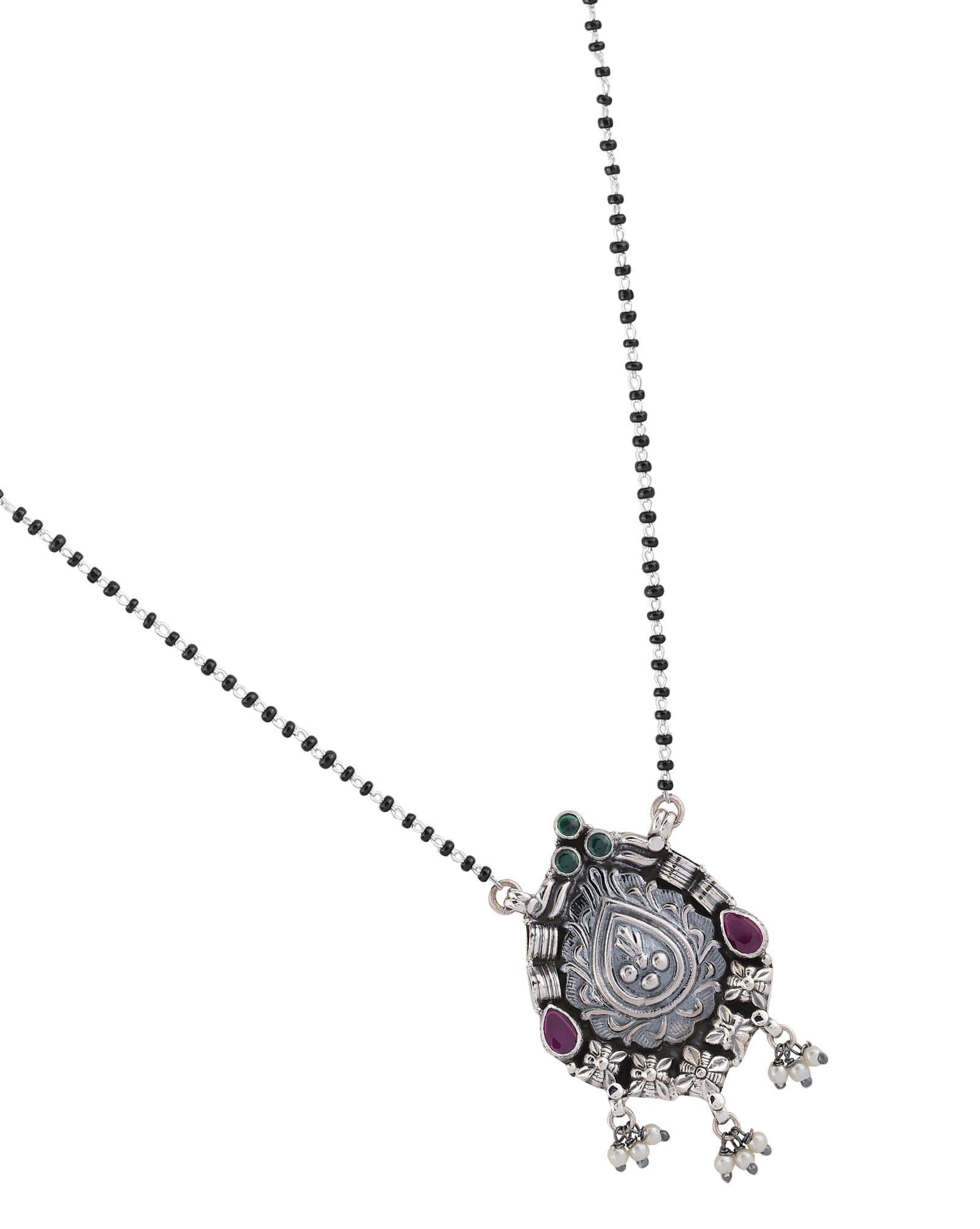 Dridha Antique Mangalsutra in 925 Sterling Silver DM101