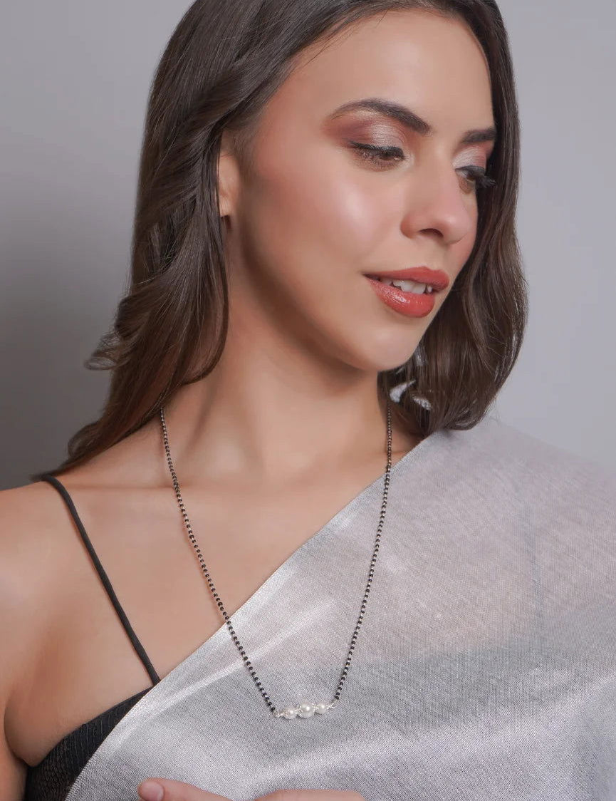 Dridha Antique Mangalsutra in 925 Sterling Silver DM102