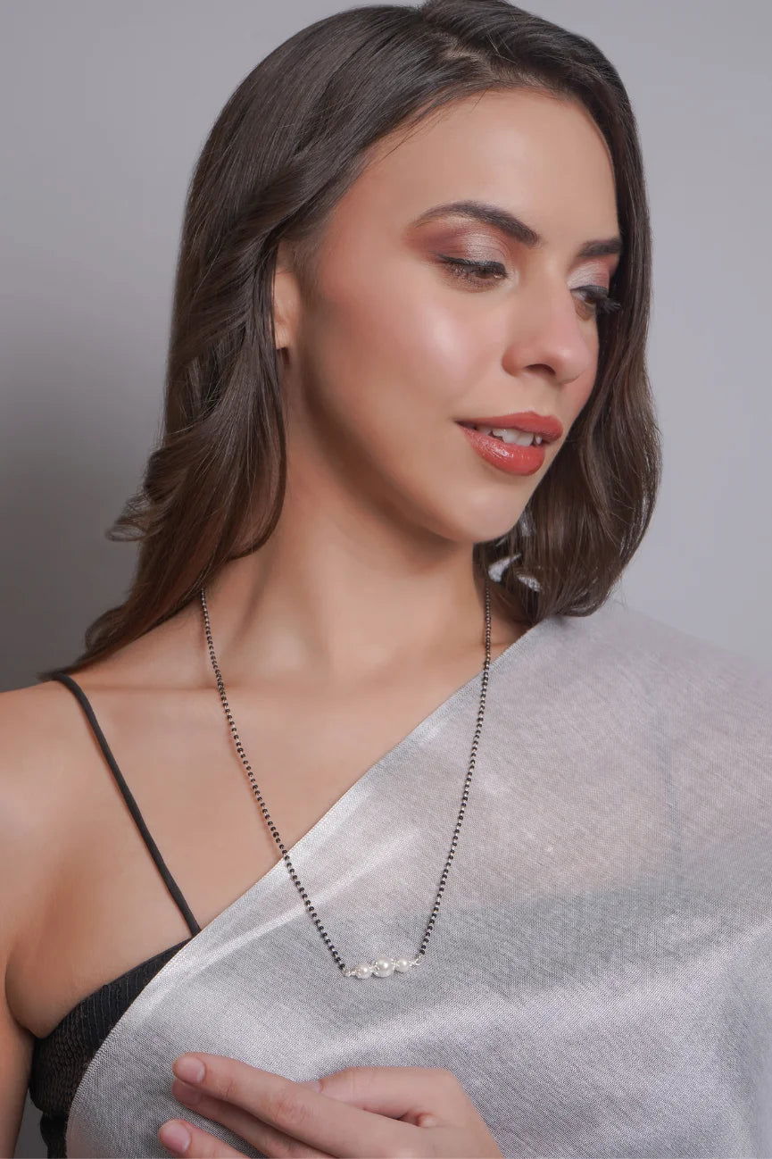 Dridha Antique Mangalsutra in 925 Sterling Silver DM102