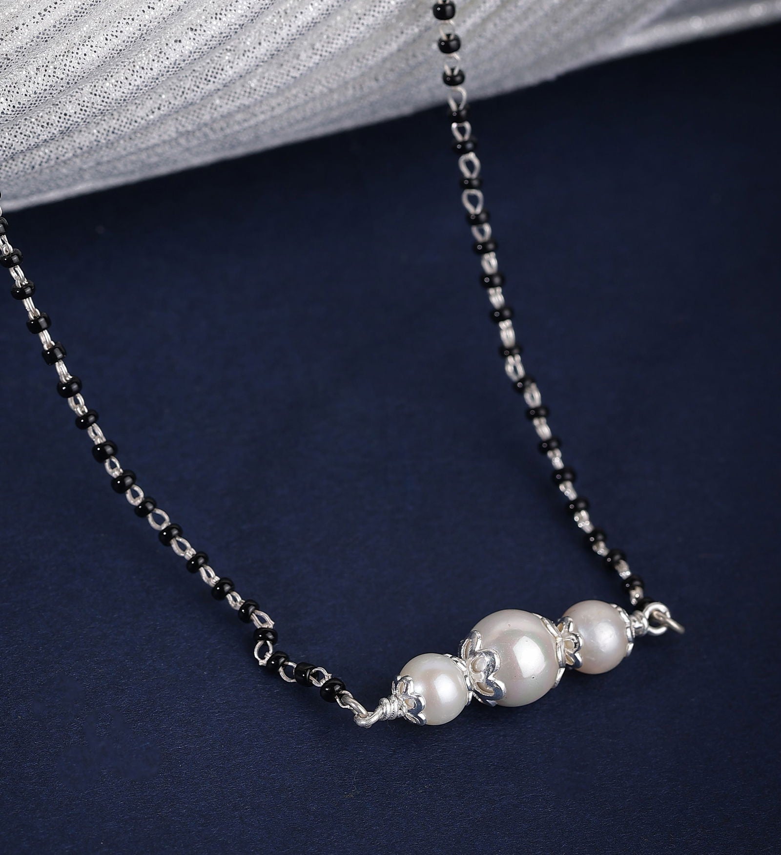 Dridha Antique Mangalsutra in 925 Sterling Silver DM102