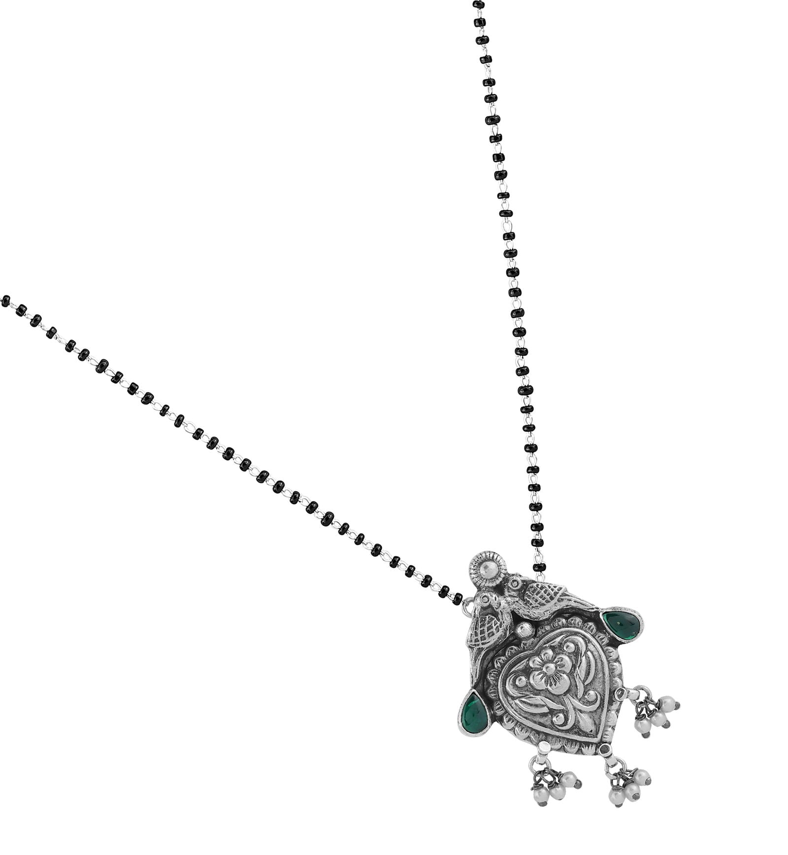 Dridha Antique Mangalsutra in 925 Sterling Silver DM103