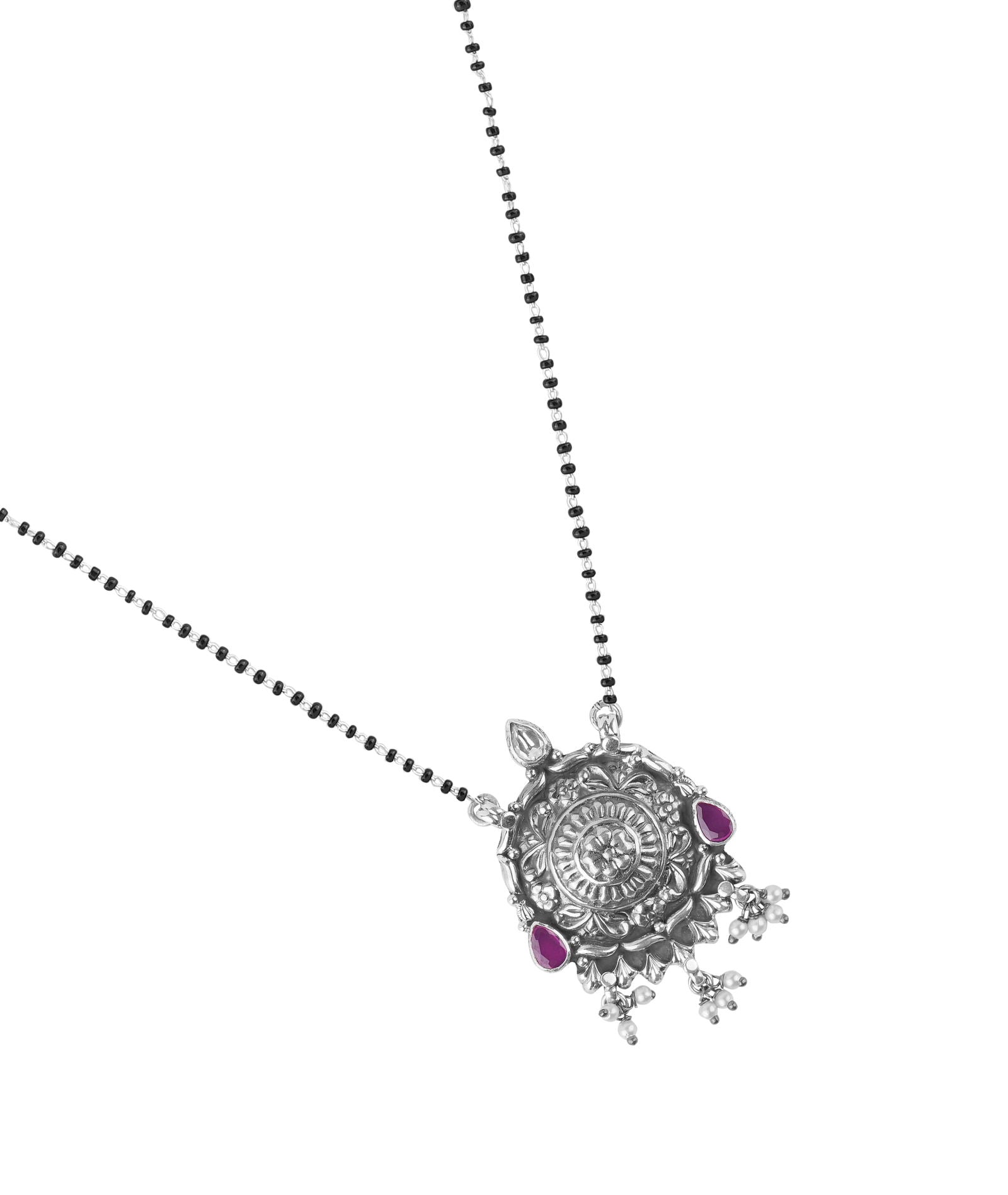 Dridha Antique Mangalsutra in 925 Sterling Silver DM104