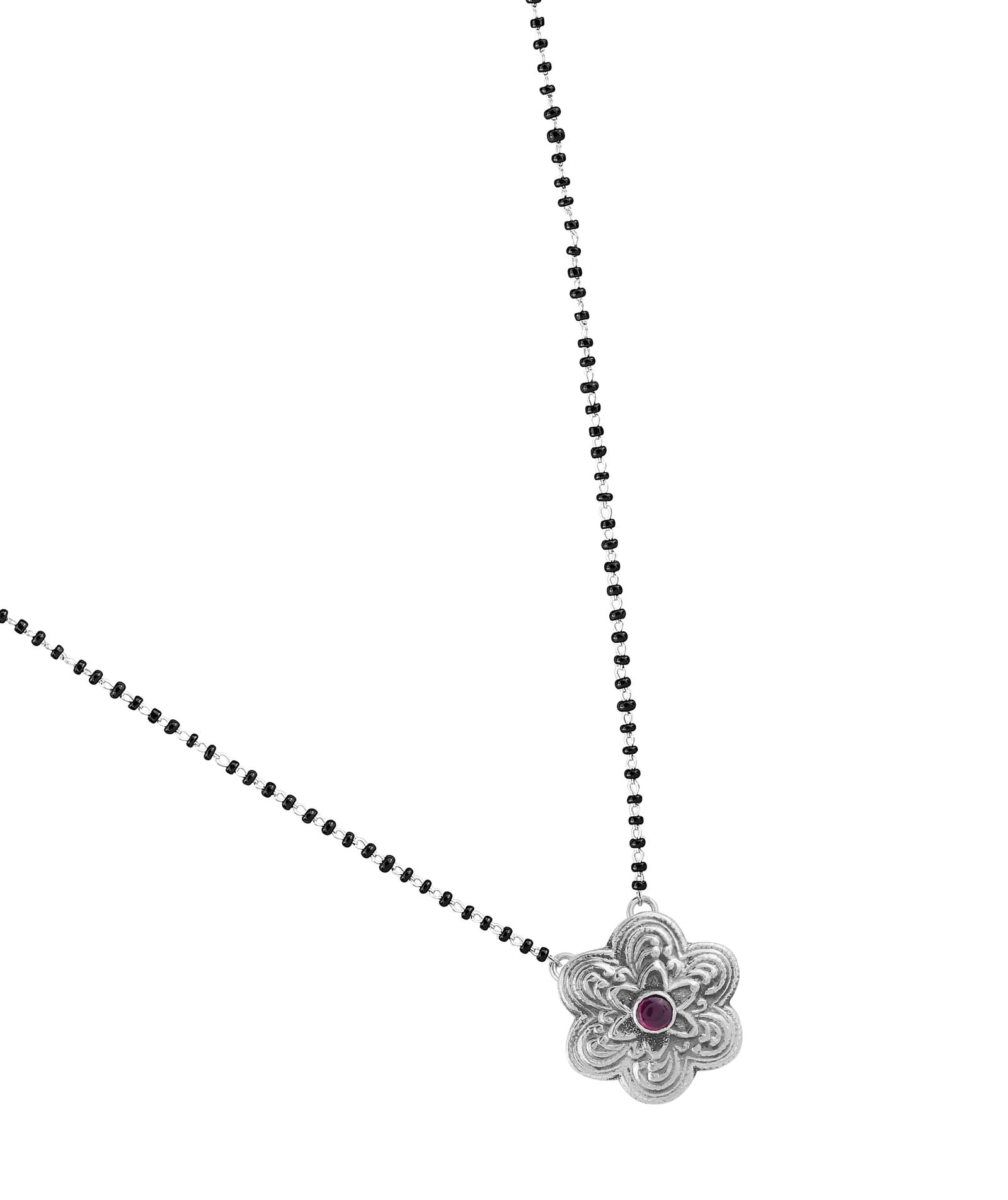 Dridha Antique Mangalsutra in 925 Sterling Silver DM107