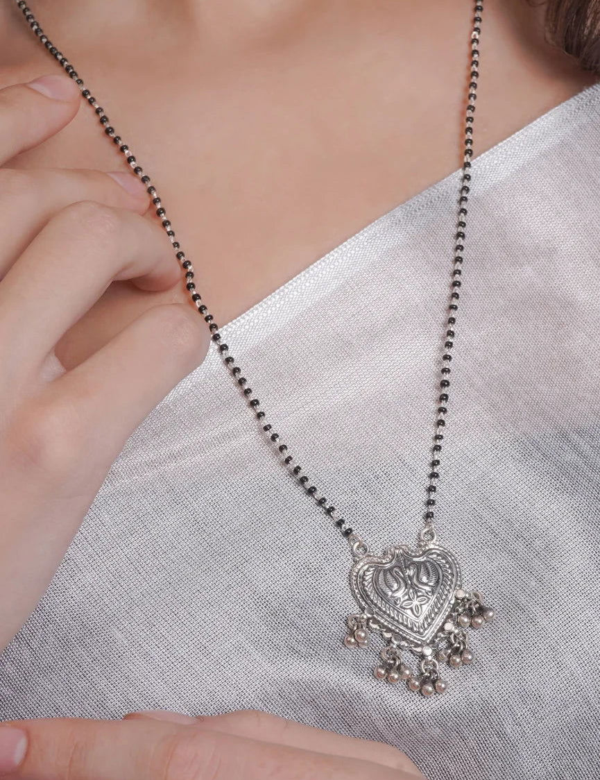 Dridha Antique Mangalsutra in 925 Sterling Silver DM108