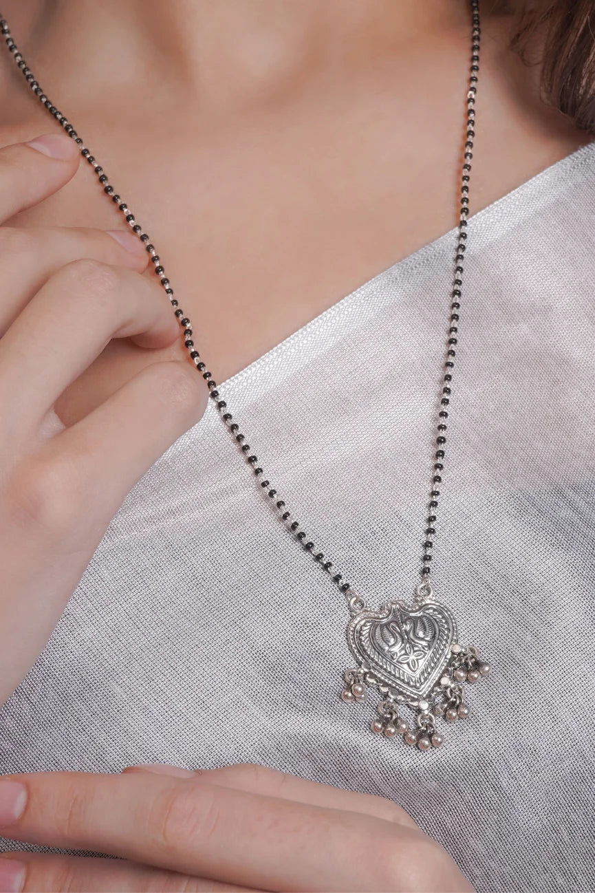 Dridha Antique Mangalsutra in 925 Sterling Silver DM108