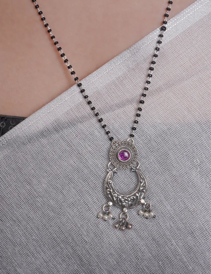 Dridha Antique Mangalsutra in 925 Sterling Silver DM109