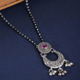 Dridha Antique Mangalsutra in 925 Sterling Silver DM109