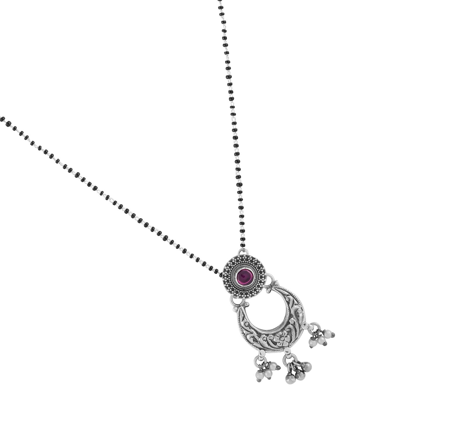Dridha Antique Mangalsutra in 925 Sterling Silver DM109