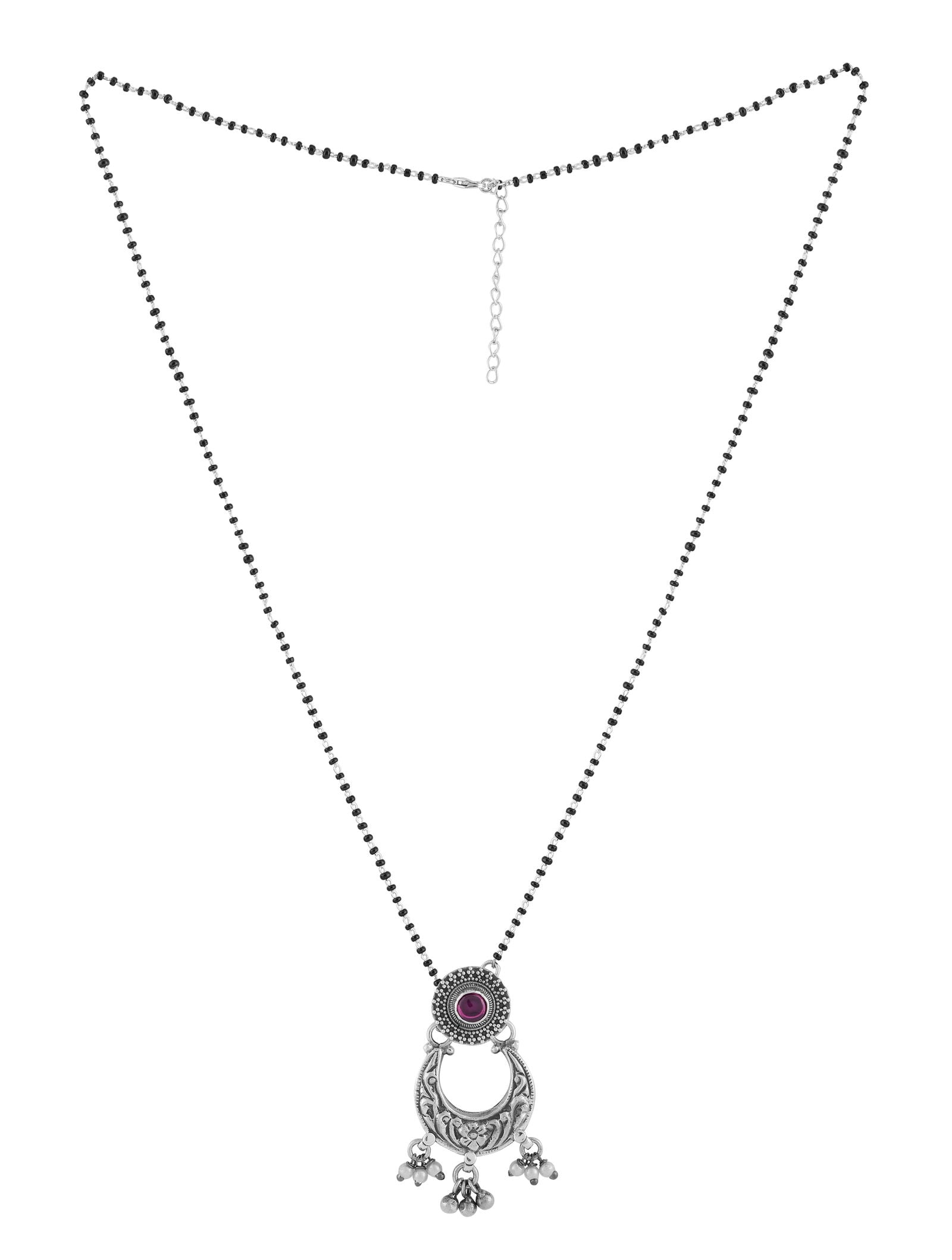 Dridha Antique Mangalsutra in 925 Sterling Silver DM109