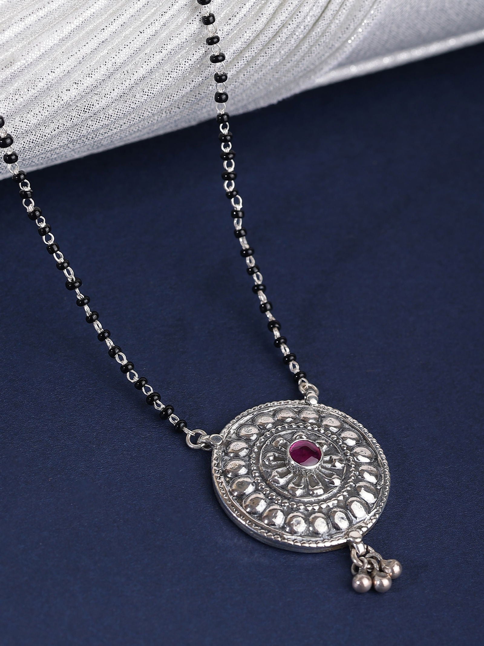 Dridha Antique Mangalsutra in 925 Sterling Silver DM111